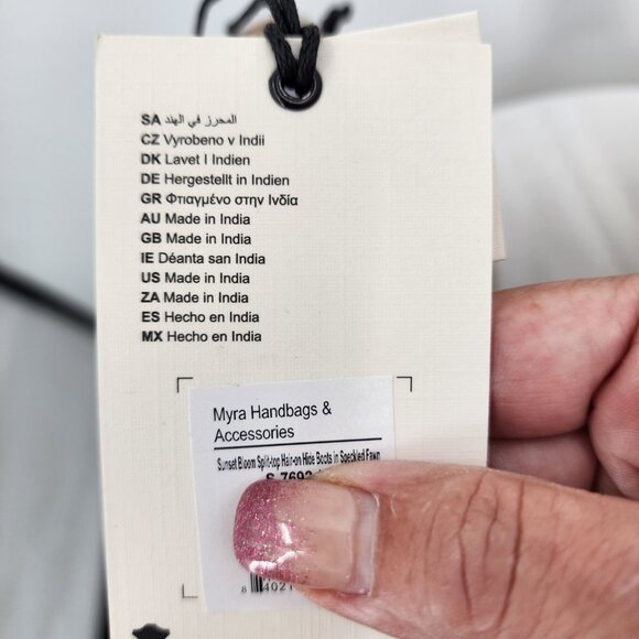 MYRA BAG Sunset Bloom Hair On Shortie Split  Cowboy Boots  6-10 NWT - Picture 10 of 11